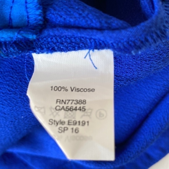 Madewell Royal Blue Du Jour Tunic Dress Size XS - Picture 9 of 13